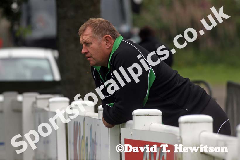 Dean Richards, Newcastle Falcons Director of Rugby watching the Tynedale Schools Rugby.